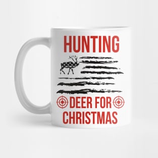 Hunting Deer For Christmas Mug